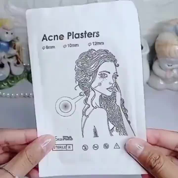 Adesivos Secativos Para Espinhas com Ácido Salicílico Remendo de acne hidrocolóide transparente