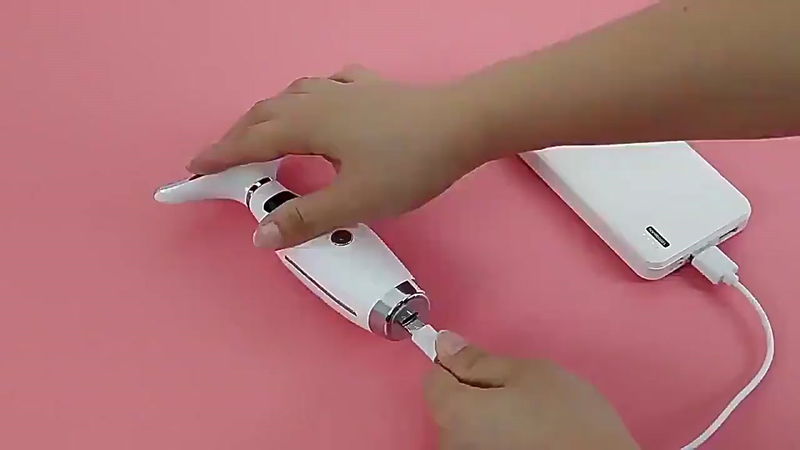 Massageador De Pele Firmeza Pescoço Led de 7 Modos Massageador Portátil Beleza para Rosto e Pescoço Click