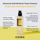 (COSRX Original)Advanced Snail 96 Mucin Powerful Essence 100ml 96,3% de filtrado de secreção de caracol para antienvelhecimento e nutritivo antirrugas