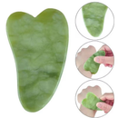 Rolo Pedra de Jade Placa Gua Sha Massagem Facial Anti Ruga