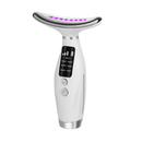 Massageador De Pele Firmeza Pescoço Led de 7 Modos Massageador Portátil Beleza para Rosto e Pescoço Click