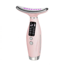 Massageador De Pele Firmeza Pescoço Led de 7 Modos Massageador Portátil Beleza para Rosto e Pescoço Click