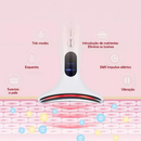 Massageador De Pele Firmeza Pescoço Led de 7 Modos Massageador Portátil Beleza para Rosto e Pescoço Click