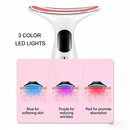 Massageador De Pele Firmeza Pescoço Led de 7 Modos Massageador Portátil Beleza para Rosto e Pescoço Click