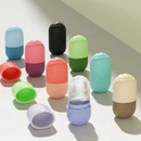Rolo de Gelo Facial em Silicone | Massagem, Lifting, Reutilizável, Melhora a Pele e Fecha Poros