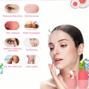 Rolo de Gelo Facial em Silicone | Massagem, Lifting, Reutilizável, Melhora a Pele e Fecha Poros